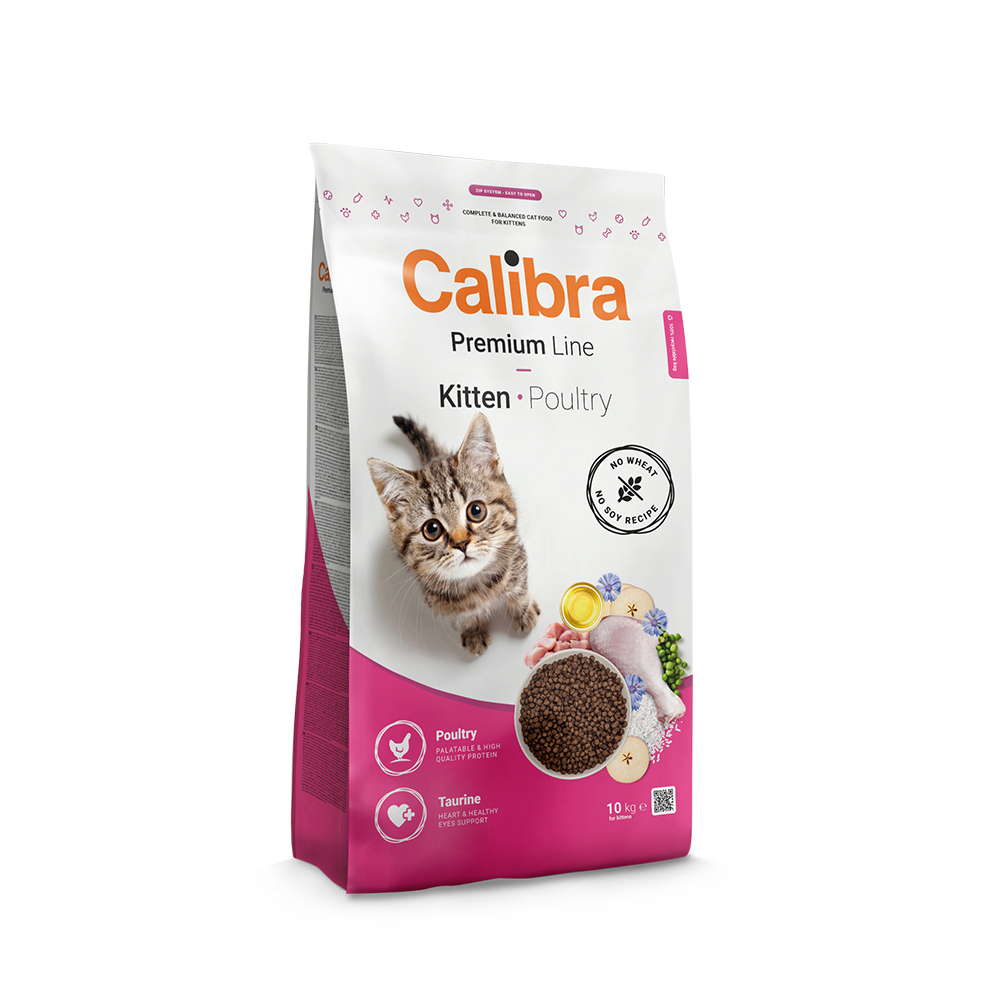 Calibra Premium Cat Kitten με Κοτόπουλο 10kg