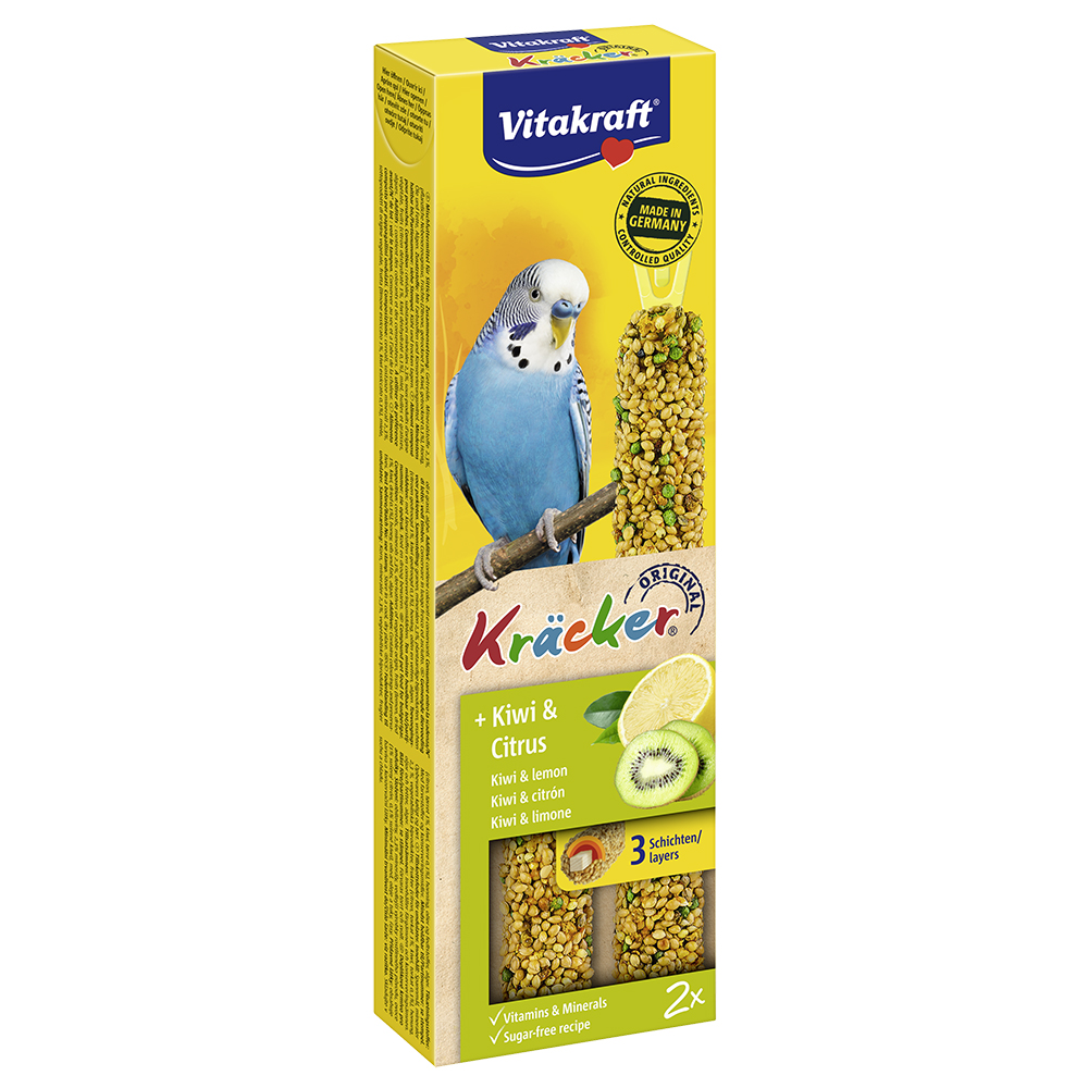 Vitakraft Kracker Duo για Παπαγαλάκια - Ακτινίδιο και Λεμόνι